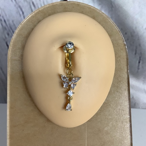 Clip-On Belly Button Ring - Picture 4 of 4